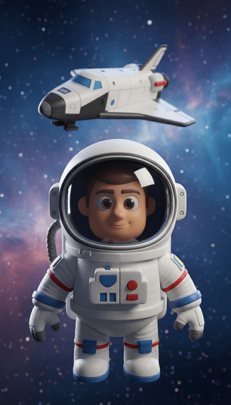 Space birthday party video invitation preview