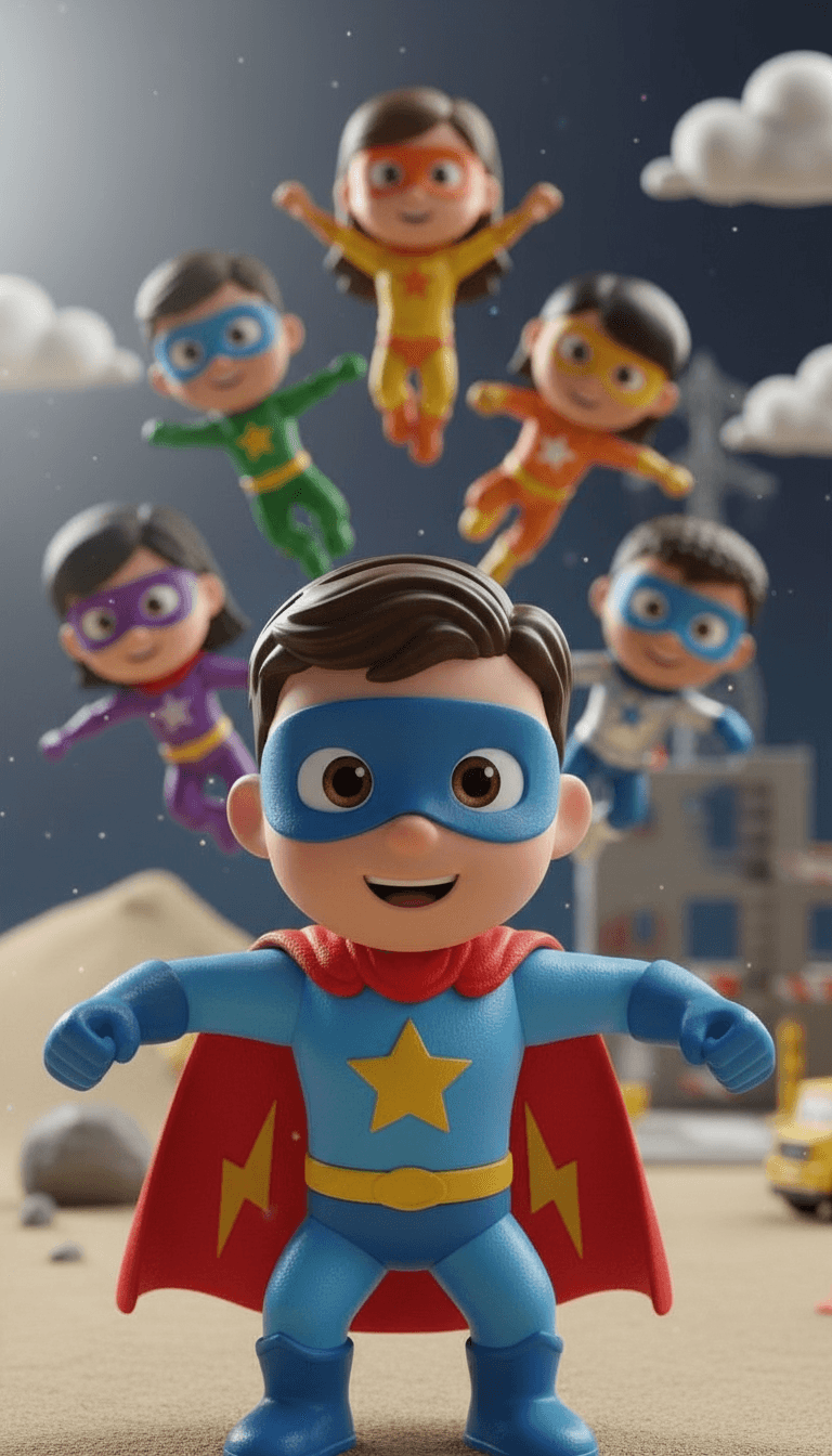 Superhero birthday party video invitation preview