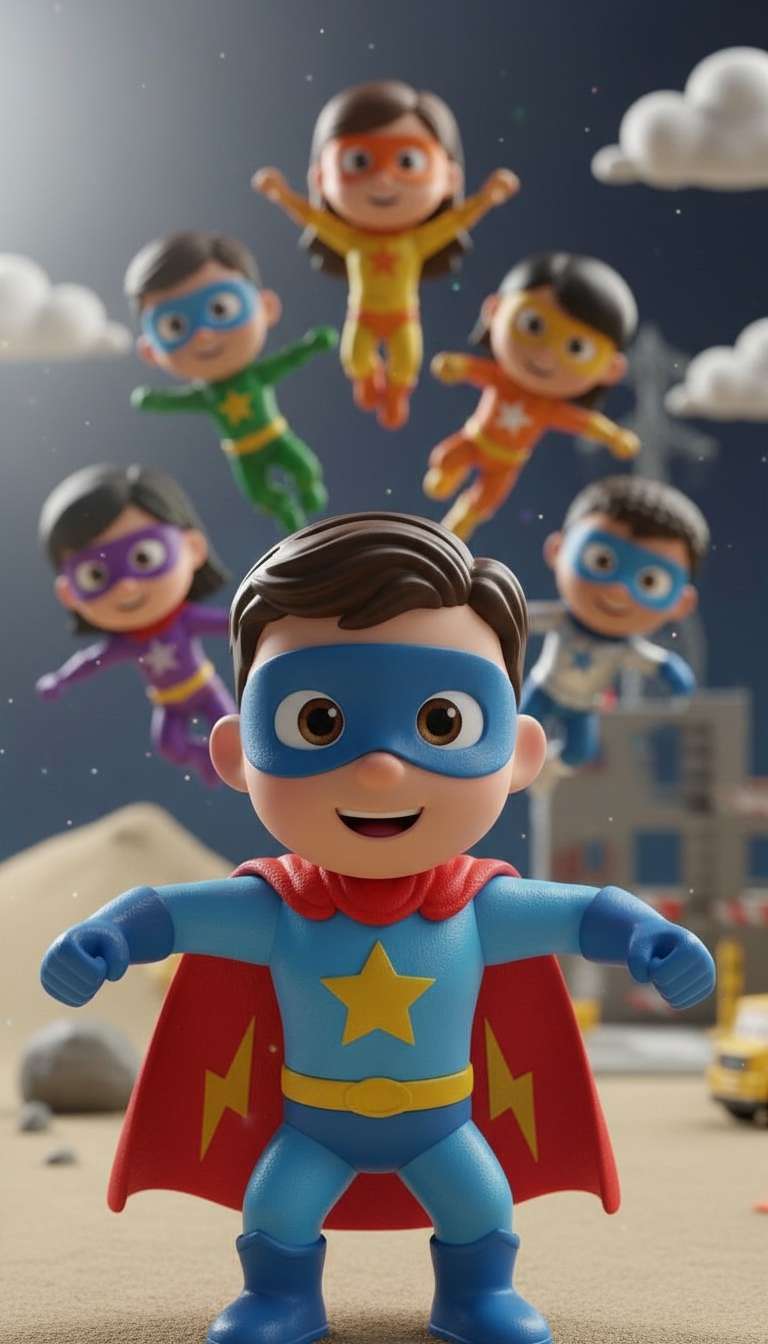 Superhero Plastic Dreamland style preview