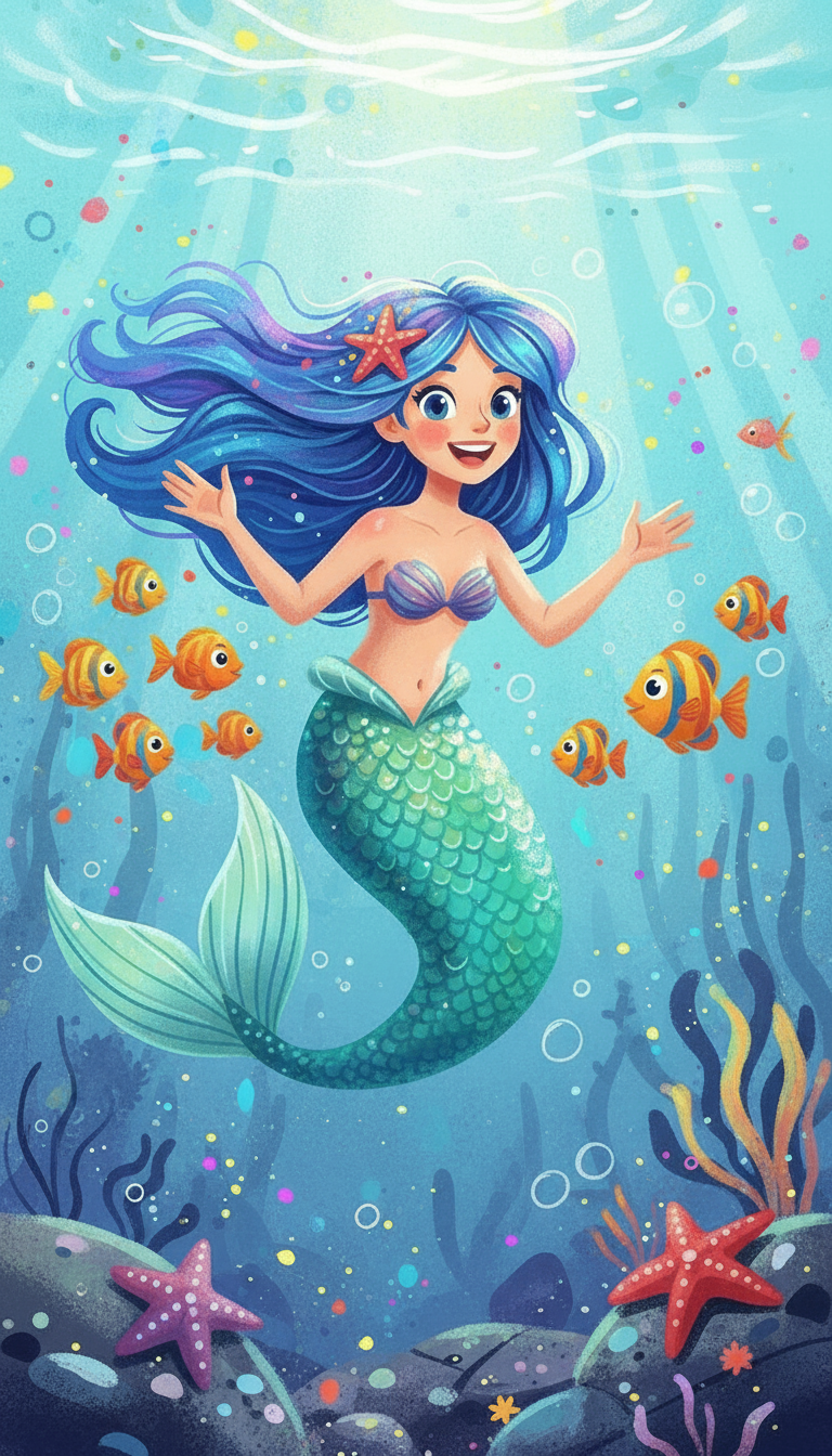 Mermaid Wonder Paint style preview